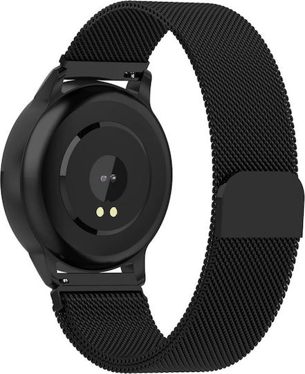 Media-Tech Geneva MT863 50mm Smartwatch with Heart Rate Monitor (Black) vue 5