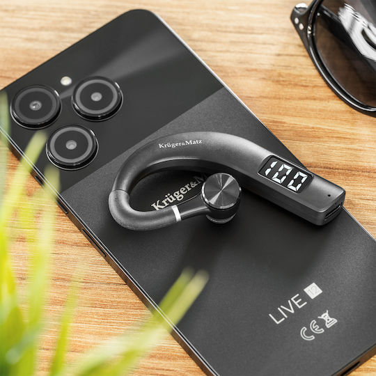 Kruger & Matz Traveler K17 In-ear Bluetooth Handsfree Earphones Black view 9