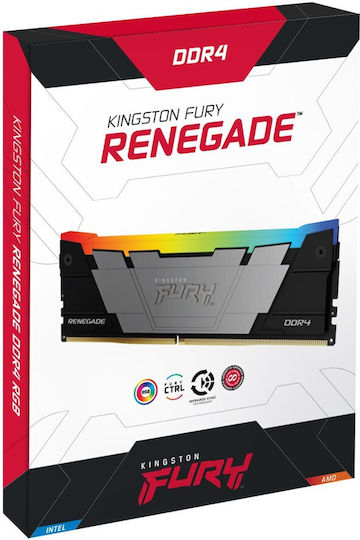 Kingston Fury Renegade Rgb 16GB DDR4 RAM with 3200 Speed for Desktop (KF432C16RB12A/16) view 5
