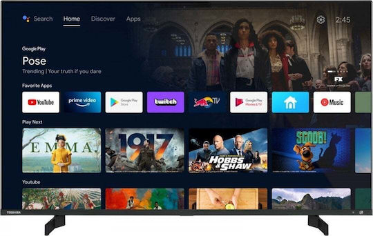 Toshiba Smart Television 43" 4K UHD LED 43UA5D63DG HDR (2023) view 1