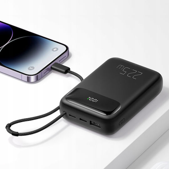 Mcdodo MC-3253 Power Bank 10000mAh 22.5W with USB-A Port and USB-C Port Black view 5