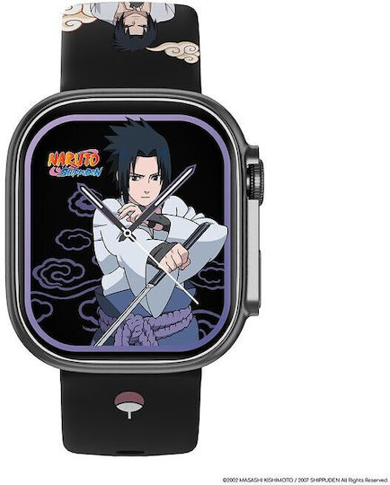 Abyx Fit Touch 5 Smartwatch with Heart Rate Monitor (Sasuke Uchiwa Space Gray) view 2