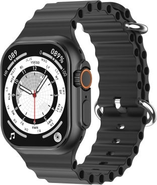 W800 Ultra 2.02 Inch Color Screen Smart Watch Support Heart Rate Monitoring Blood Pressure Monitoring Black view 1