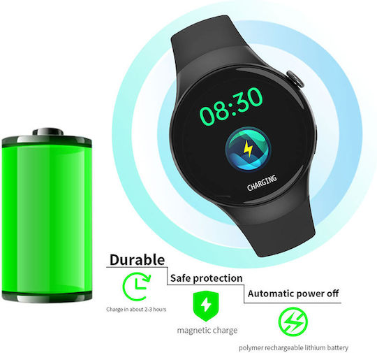 AGBarr Battery Watch with Rubber Strap view 6
