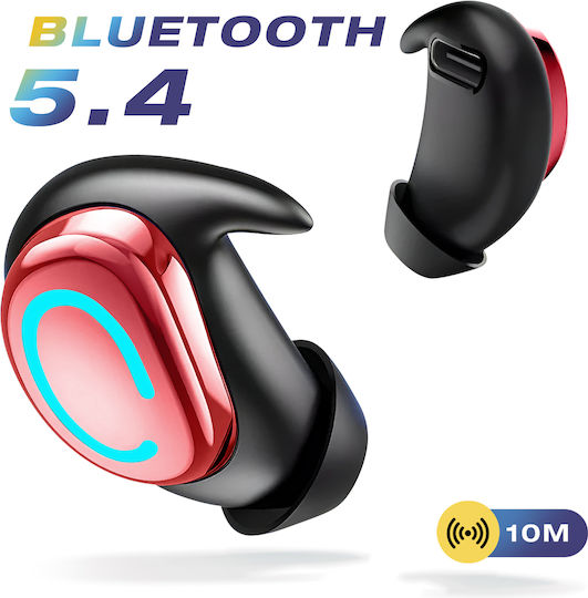 Avizar In-ear Bluetooth Handsfree Earphones Red view 2