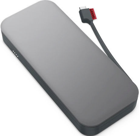 Lenovo Go Power Bank 20000mAh 65W with USB-A Port and USB-C Port Power Delivery Storm Grey view 3