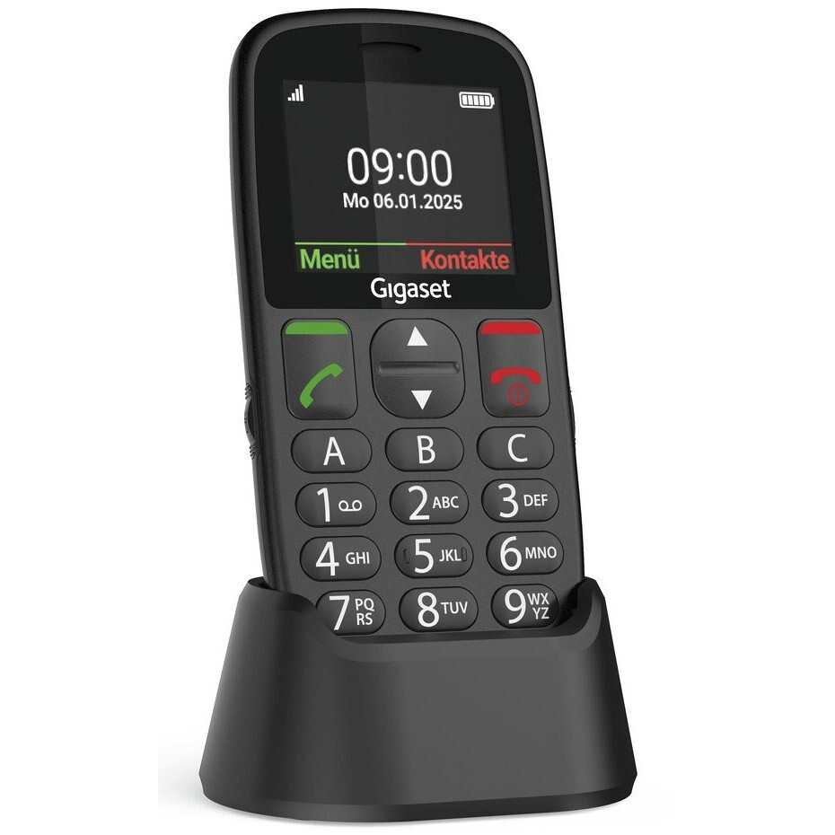 Gigaset GL395 Dual SIM Mobile with Large Buttons Black view 8