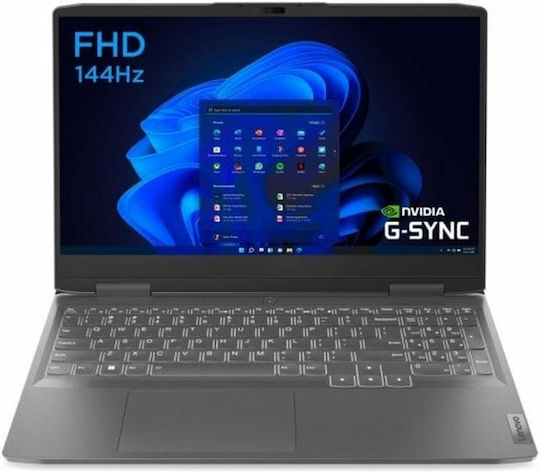 Lenovo LOQ 15IRH8 15.6" IPS FHD 144Hz (i5-13500H/16GB/512GB SSD/GeForce RTX 4060/No OS) Storm Grey (ES Keyboard) view 1