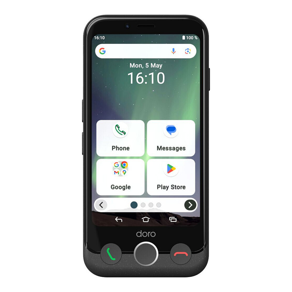 Doro Aurora A10 + Wireless Charger Dual SIM (4/64GB) Graphite view 3