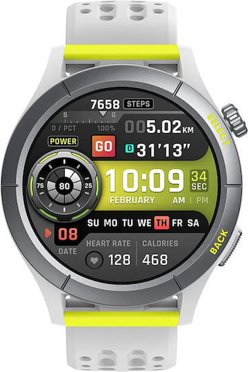 Amazfit Cheetah (Round) Waterproof Smartwatch with Heart Rate Monitor (Speedster Grey)