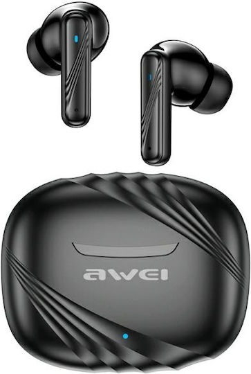 Awei TA6 In-ear Bluetooth Handsfree Earphones with Sweat Resistance and Charging Case Black view 3