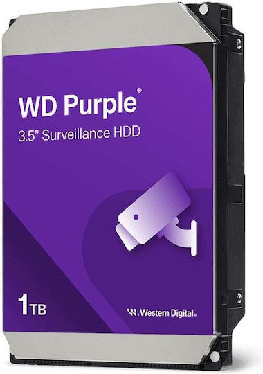 Western Digital Purple Pro Smart 24TB HDD Hard Drive 3.5" SATA III 7200rpm with 512MB Cache for Recorder WD241PURP vue 2