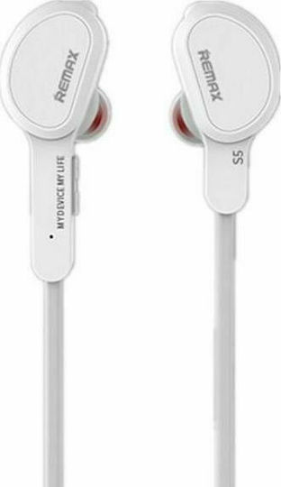 Remax RB-S5 In-ear Bluetooth Handsfree Earphones with Sweat Resistance White