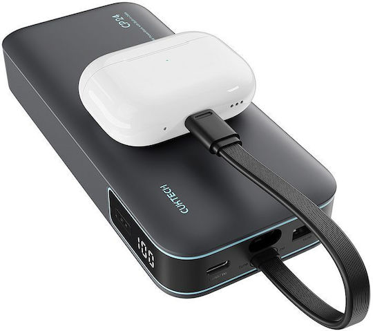 Cuktech LPB200N Power Bank 20000mAh 40W with USB-A Port and USB-C Port Gray view 2