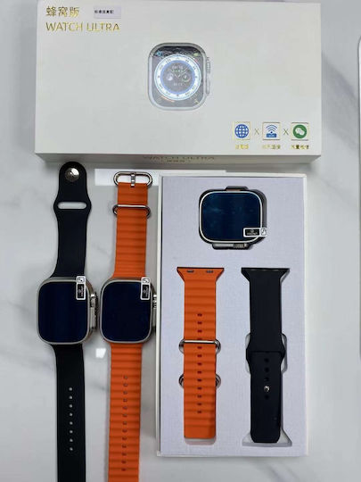 S8 Ultra 49mm Smartwatch (Orange) view 3