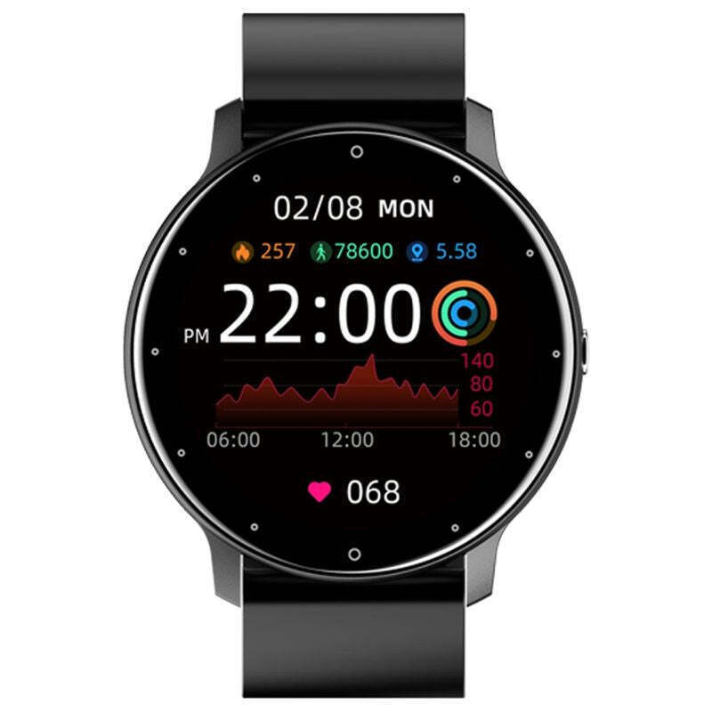 Giewont 46mm Smartwatch with Heart Rate Monitor (Black) view 2