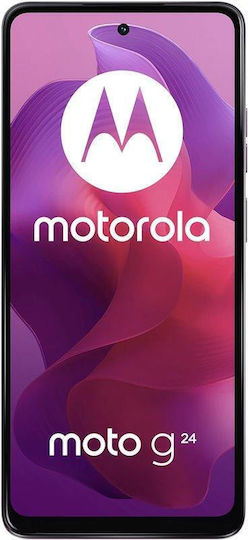 Motorola Moto G24 Dual SIM (4GB/128GB) Pink Lavender vista 2