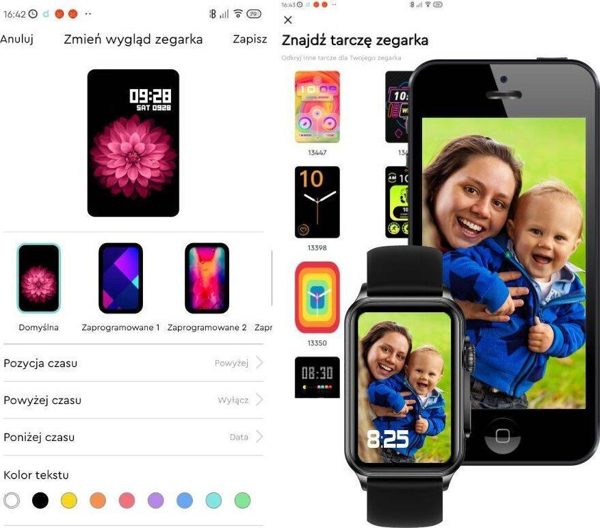 Rubicon Rncf06 Black Smartwatch 视图 4