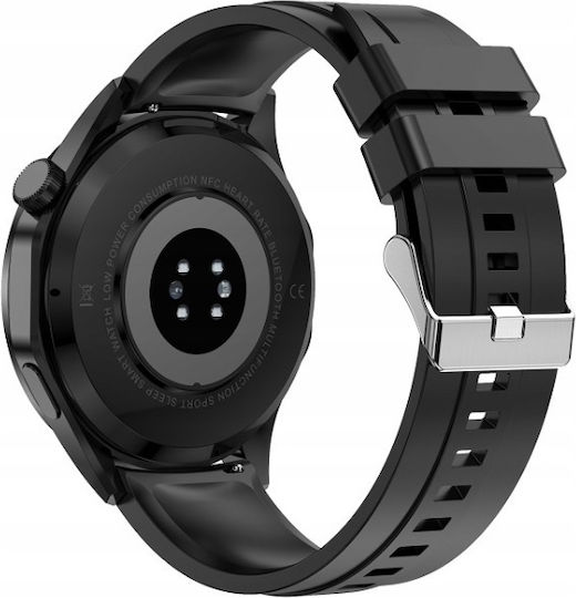 Platinet PSMART20B Smartwatch with Heart Rate Monitor (Black) view 3