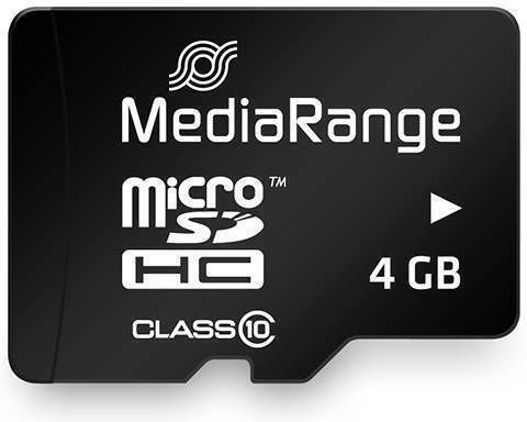 MediaRange microSDHC 4GB Class 10 High Speed 15MB/s with Adapter view 5