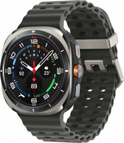 Samsung Galaxy Watch Ultra Titanium 47mm Waterproof with eSIM and Heart Rate Monitor (Titanium SIlver) view 2