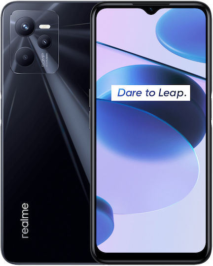 Realme C35 Dual SIM (4GB/128GB) Glowing Black view 1