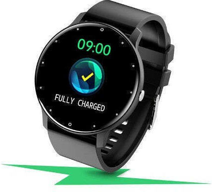 ZL02D Aluminium 45mm Smartwatch with Heart Rate Monitor (Black) view 2