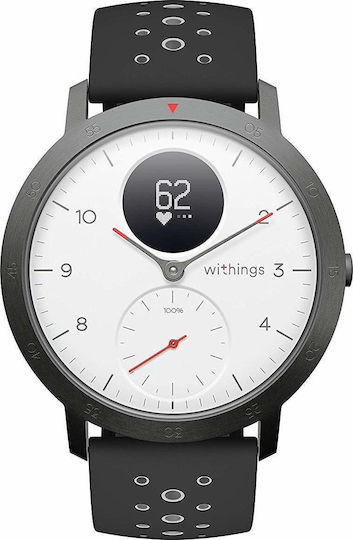 Withings Steel HR Sport Waterproof Smartwatch with Heart Rate Monitor (White) view 1