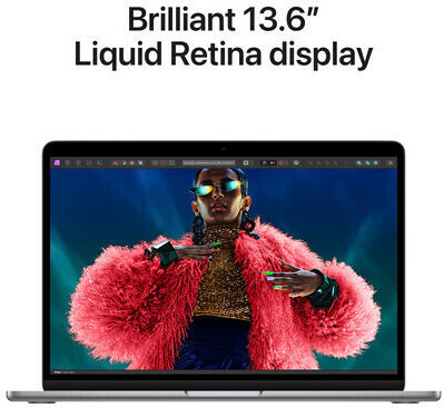 Apple MacBook Air 13" (2024) 13.6" Retina Display (M3-8-core/24GB/512GB SSD) Space Gray (UK Keyboard) view 5