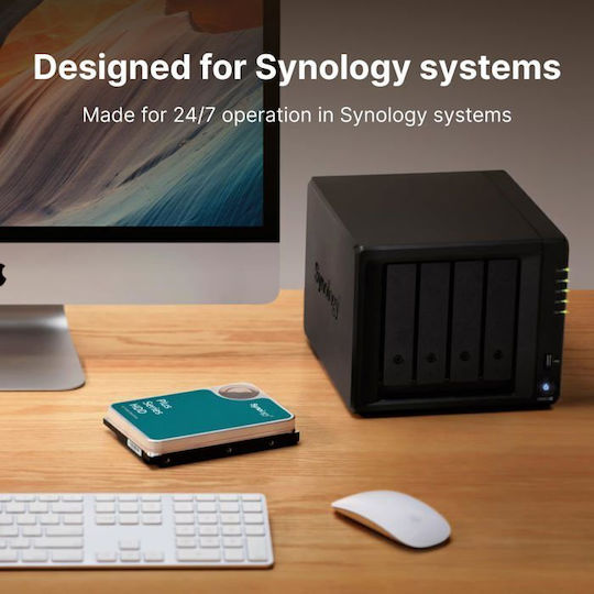 Synology Plus 8TB HDD Hard Drive 3.5" SATA III 7200rpm for NAS HAT3310-8T view 7