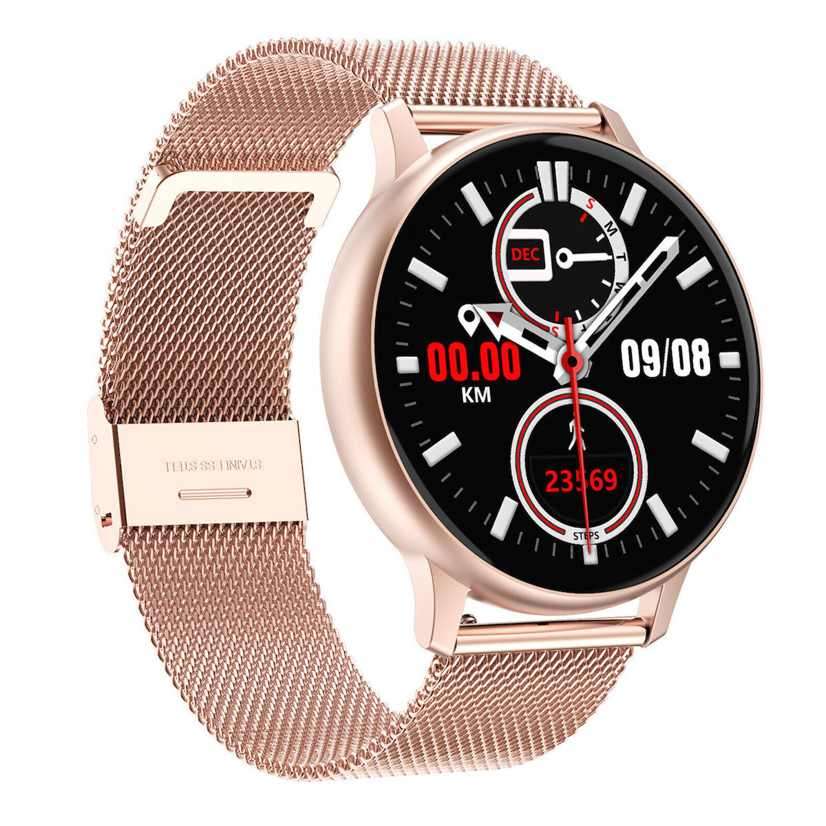 DoFIT PRO Aluminium Smartwatch with Heart Rate Monitor (Gold) view 2
