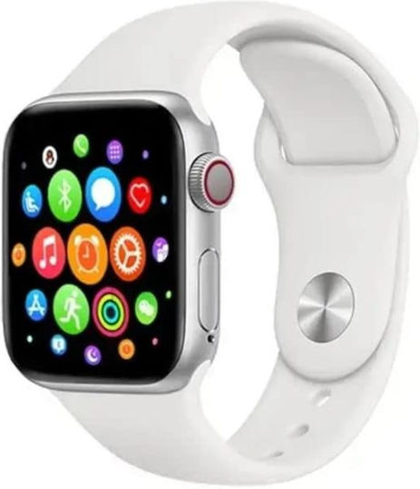 Smartwatch Fitness Bracelet I7 By D&k Call Sms Social Media Notifications Physical Activity Monitoring Sleep Heart Rate Pedometer Music Player White view 1
