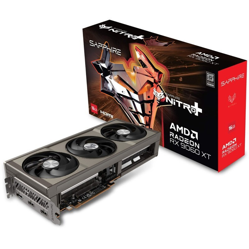Sapphire Radeon RX 9060 XT 16GB GDDR6 NITRO+ Graphics Card 11350-01-20G view 2