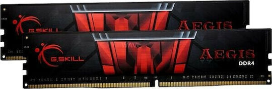 G.Skill Aegis DDR4 16GB RAM with 2x8GB Modules and Speed 2400 for Desktop F4-2400C17D-16GIS view 4