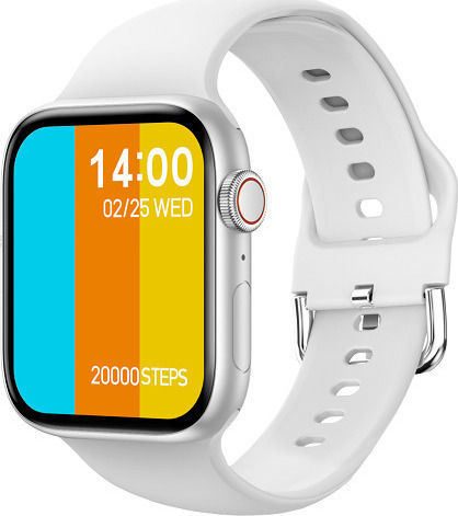 Lemfo T800 Smartwatch with Heart Rate Monitor (Silver)