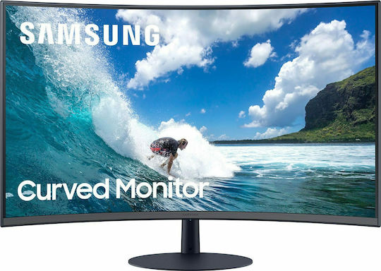 Samsung LC27T550FDR VA Curved Gaming Monitor 27" FHD 1920x1080 with Response Time 4ms GTG view 1