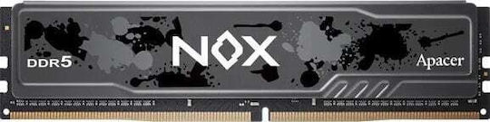 Apacer NOX 16GB DDR5 RAM with 5600 Speed for Desktop (AH5U16G56C522MBAA-1)