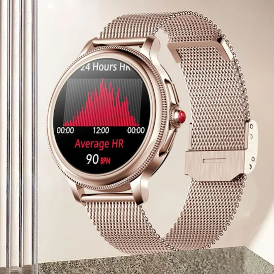 Ultra Light Smartwatch with Heart Rate Monitor (Silver) view 4