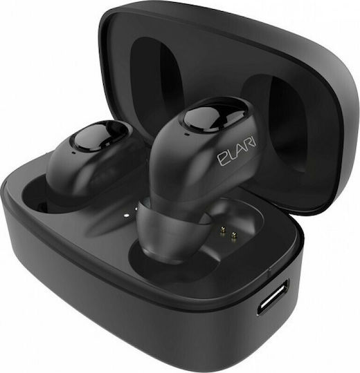 Elari EarDrops In-ear Bluetooth Handsfree Earphones with Charging Case Black view 1