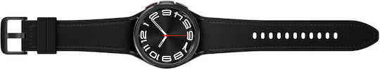 Samsung Galaxy Watch6 Classic LTE Stainless Steel 43mm Waterproof with eSIM and Heart Rate Monitor (Black) view 6