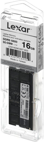 Lexar DDR5 with Module 1x16GB and Speed 5600 for Laptop LD5S16G56C46ST-BGS view 2