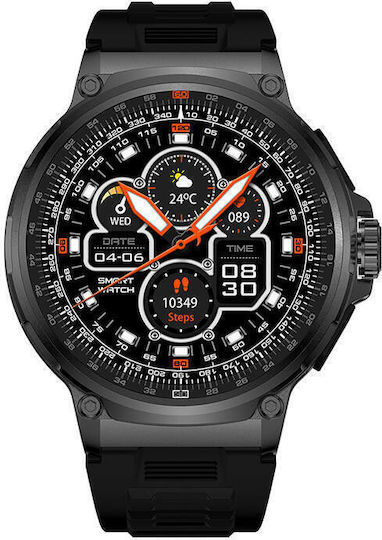 Colmi V69 Aluminium Smartwatch with Heart Rate Monitor (Black) view 2