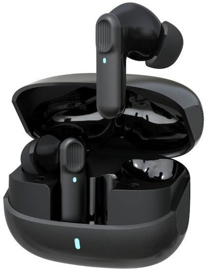 Devia EM408 ANC TWS Pro1 In-ear Bluetooth Handsfree Earphones with Charging Case Black view 1