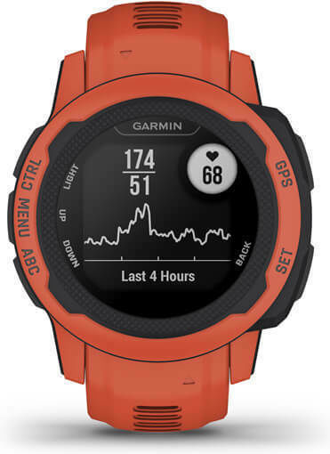 Garmin Instinct 2S 40mm Waterproof Smartwatch with Heart Rate Monitor (Poppy)