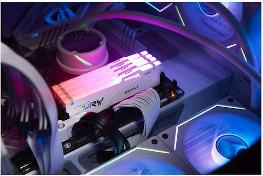 Kingston Fury Beast RGB DDR5 64GB RAM with 2x32GB Modules and Speed 6000 for Desktop KF560C36BWEAK2-64 view 6
