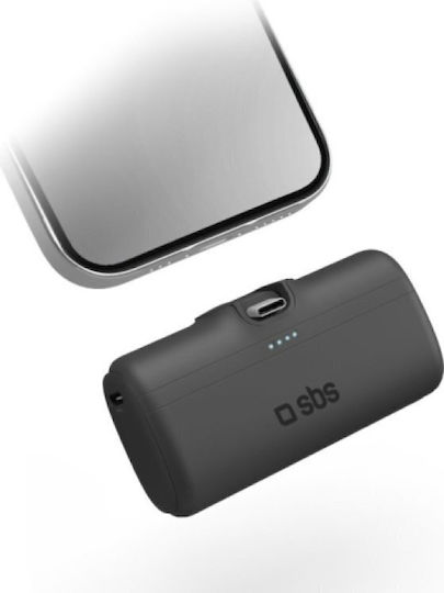 SBS BB5000PLUGCK Power Bank 5000mAh 12W Black view 1