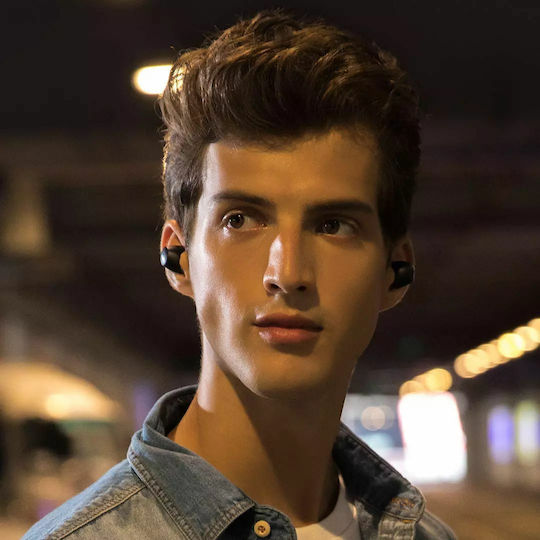 Haylou T16 In-ear Bluetooth Handsfree Earphones with Sweat Resistance and Charging Case Black view 4