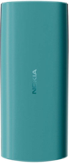 Nokia 105 4G Dual SIM Mobile with Buttons (English Menu) Cyan view 3