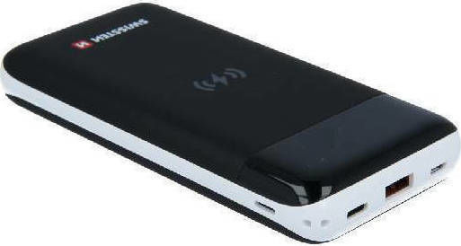 Swissten All in one Power Bank 10000mAh 10W with USB-A Port Quick Charge 3.0 Black view 3