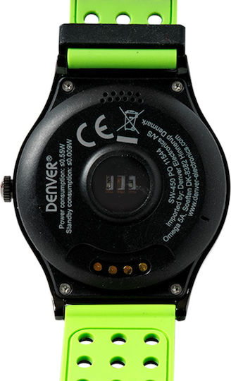Denver SW-450 Smartwatch with Heart Rate Monitor (Black) vue 7